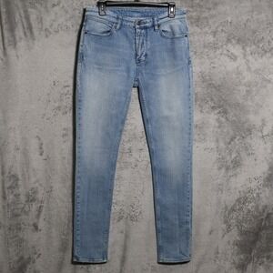 Ksubi Jeans Mens 31x31 Blue Van Winkle Punk Light Wash Skinny‎ Stretch Denim